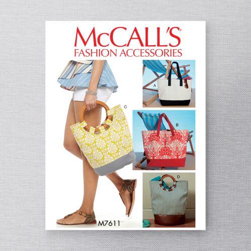 MCCALLS - M7611 ACCESSORIES - TOTE BAGS