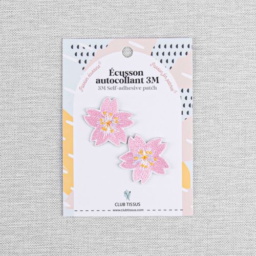 3M SELF-ADHESIVE PATCH FLOWER LILY SET2 - PINK